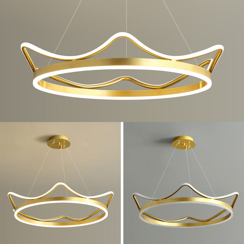 Ultra-moderne Kronleuchterleuchte Acrylhängelampe mit hängenden Kabel für Schlafzimmer