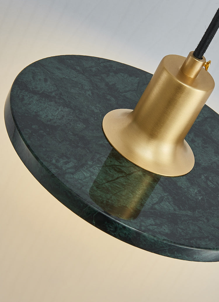 Disc Pendant Ceiling Light Contemporary Stone Hanging Ceiling Light for Dinning Room