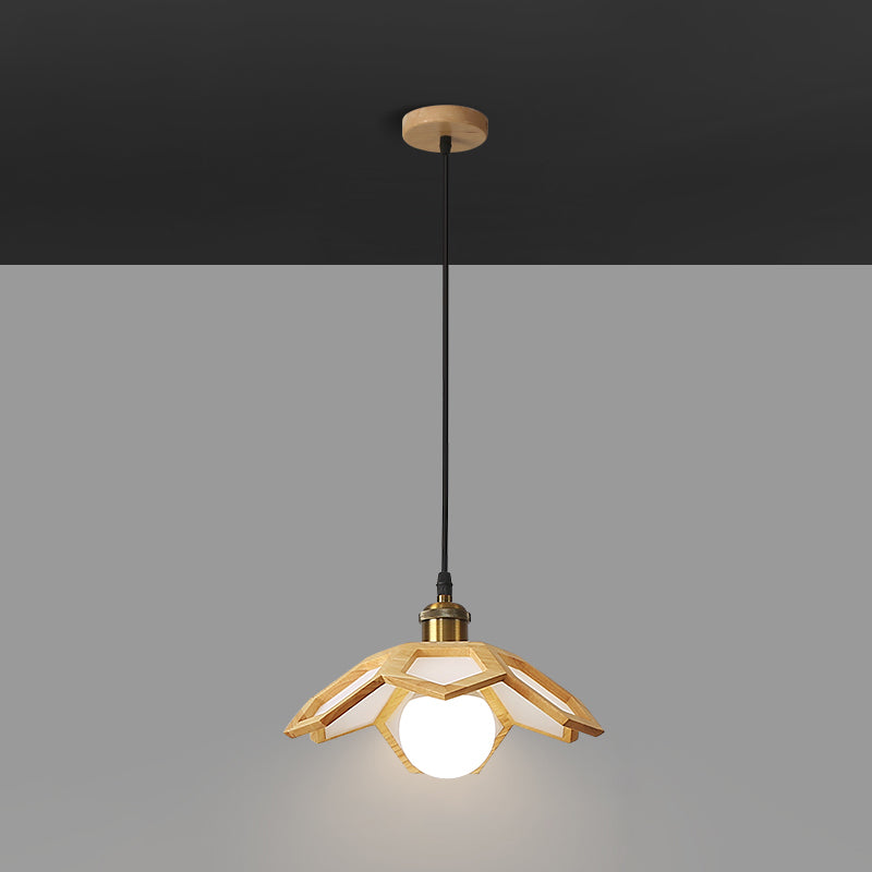 Modern Flower Pendant Lighting Fixture 1-Light Restaurant Suspension Pendant Light