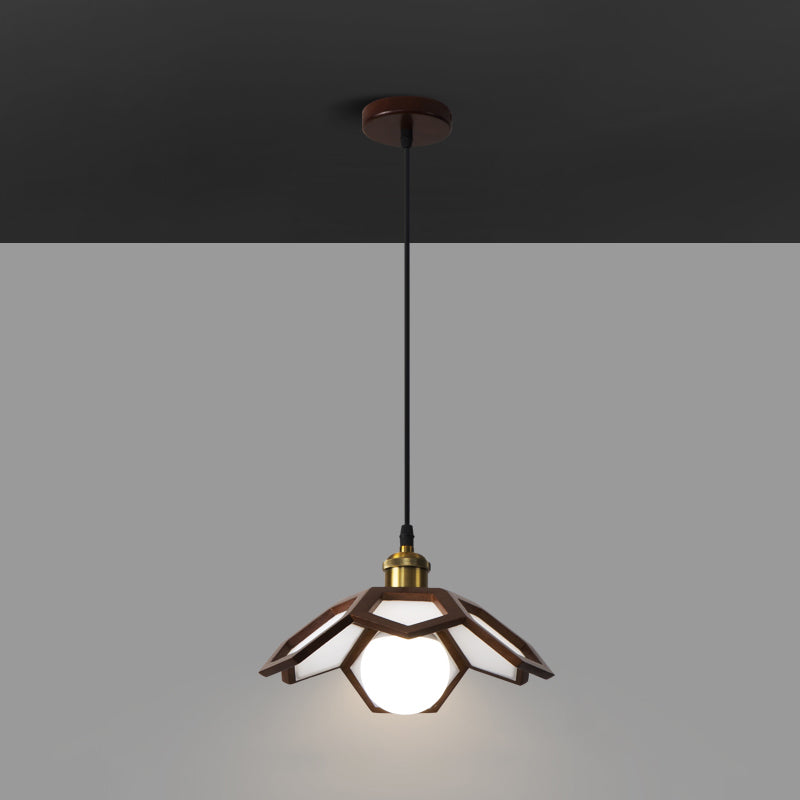 Modern Flower Pendant Lighting Fixture 1-Light Restaurant Suspension Pendant Light