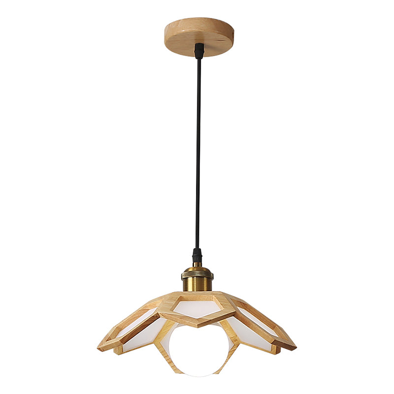 Modern Flower Pendant Lighting Fixture 1-Light Restaurant Suspension Pendant Light