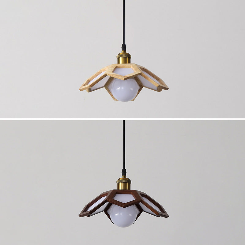 Modern Flower Pendant Lighting Fixture 1-Light Restaurant Suspension Pendant Light