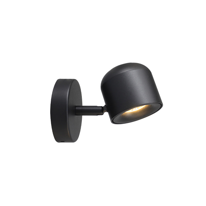 Luce da parete in stile muro ombreggiato in metallo per la camera da letto