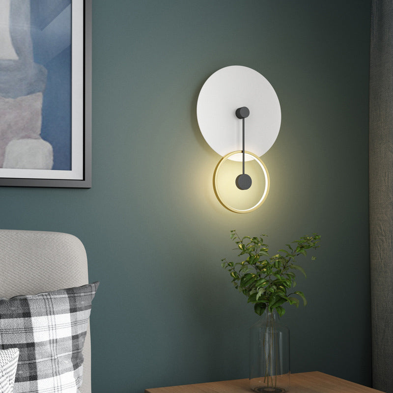 Lampada a parete geometrica Simplicità Postmoderna Simplicità Acrilico Montaggio a parete per soggiorno