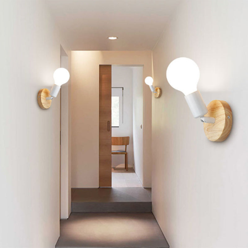 Lampade a parete per lampadina nuda Lampade a parete Ultra-Modern Wall Sconce Lighting per camera da letto