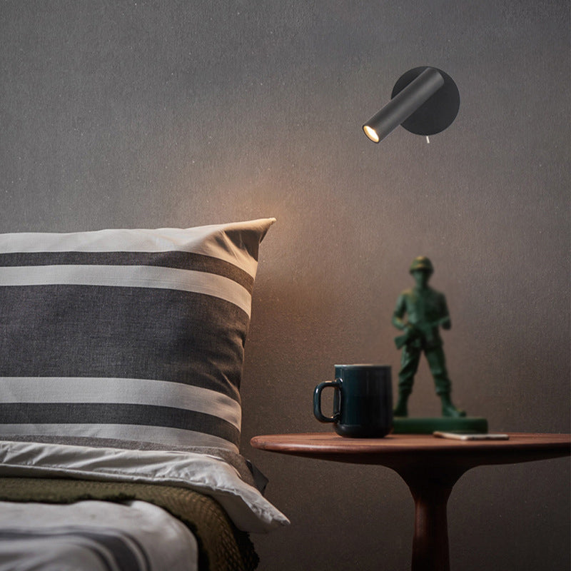 Hedendaagse minimalistische metalen wandconstructie Licht met acrylschaduw voor slaapkamer