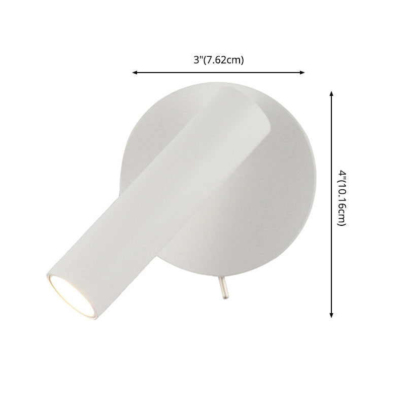 Hedendaagse minimalistische metalen wandconstructie Licht met acrylschaduw voor slaapkamer