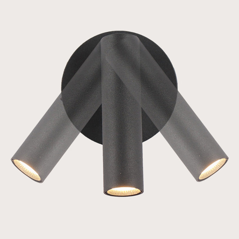 Hedendaagse minimalistische metalen wandconstructie Licht met acrylschaduw voor slaapkamer