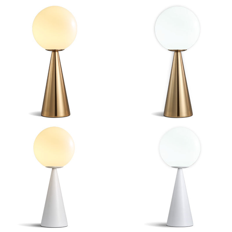 Glass Global Table Light Contemporary Style Nights and Lamp for Bedroom
