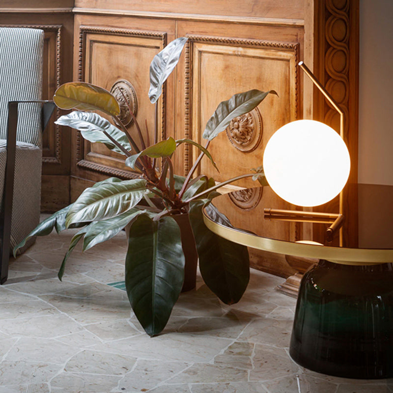 Hedendaagse stijl bolvormige tafel lichtglas slaapkamer nachttafellamp