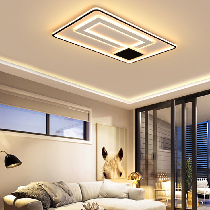 1 - Luce Metallo Led Flush Montaggio Tetto Fissaggio Moderno Stile Moderno Geometric Flush Montaggio Luci