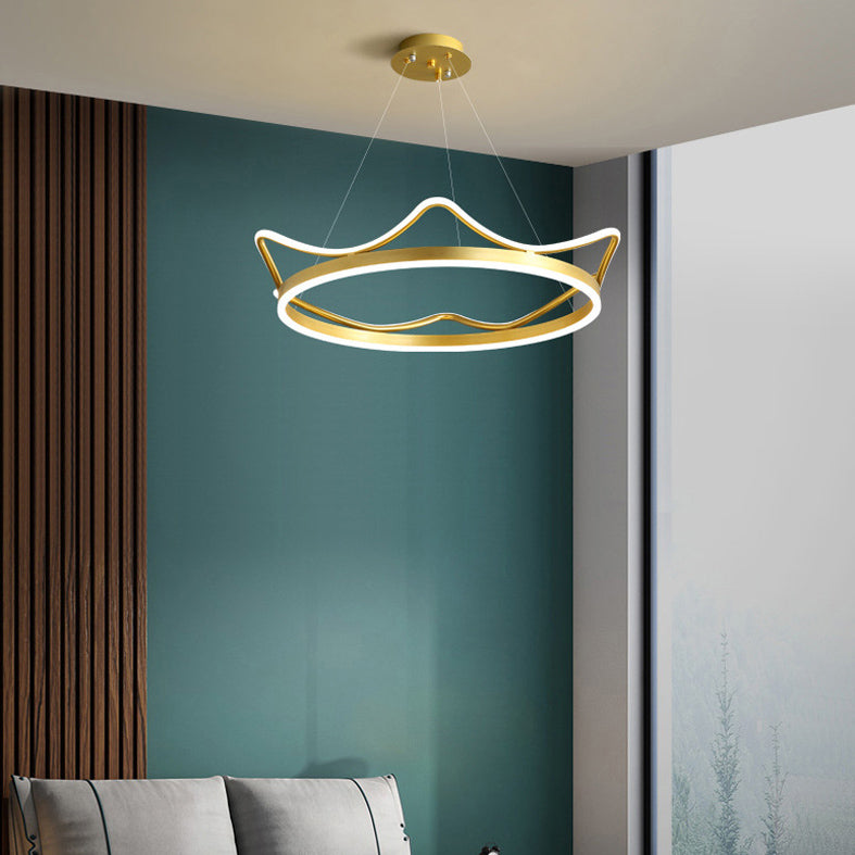 Ultra-moderne Kronleuchterleuchte Acrylhängelampe mit hängenden Kabel für Schlafzimmer