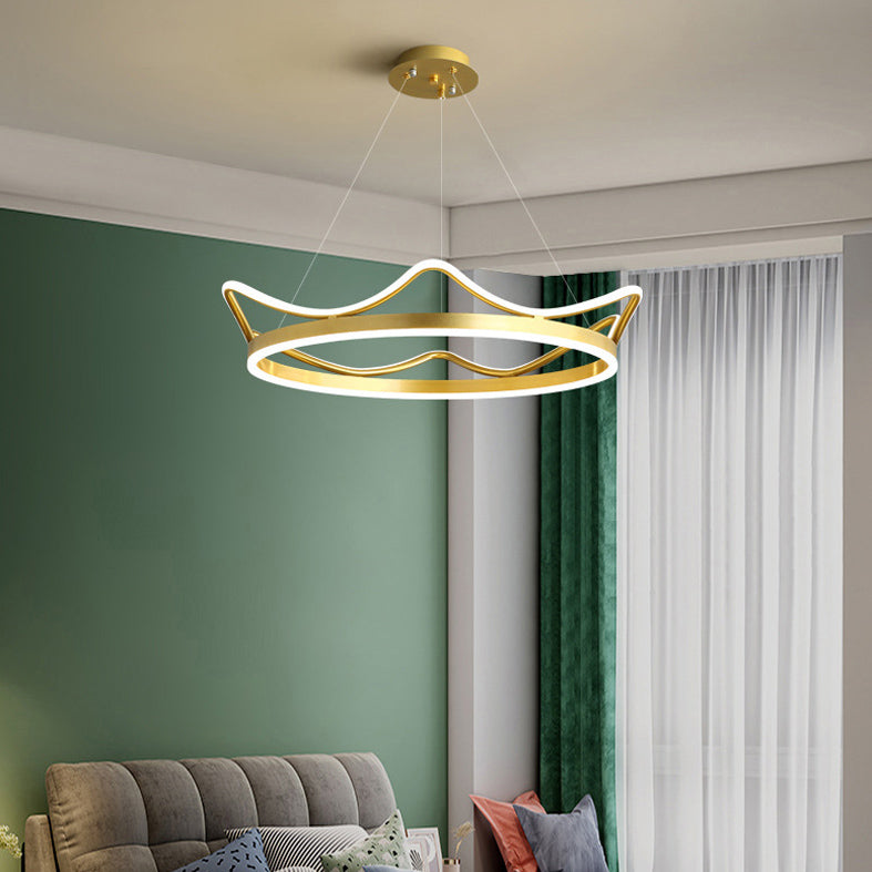 Ultra-moderne Kronleuchterleuchte Acrylhängelampe mit hängenden Kabel für Schlafzimmer