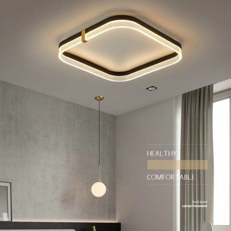 Moderne stijl acryl inbouw plafondarmatuur Geometrische 1-lichts gemonteerde led-verlichting