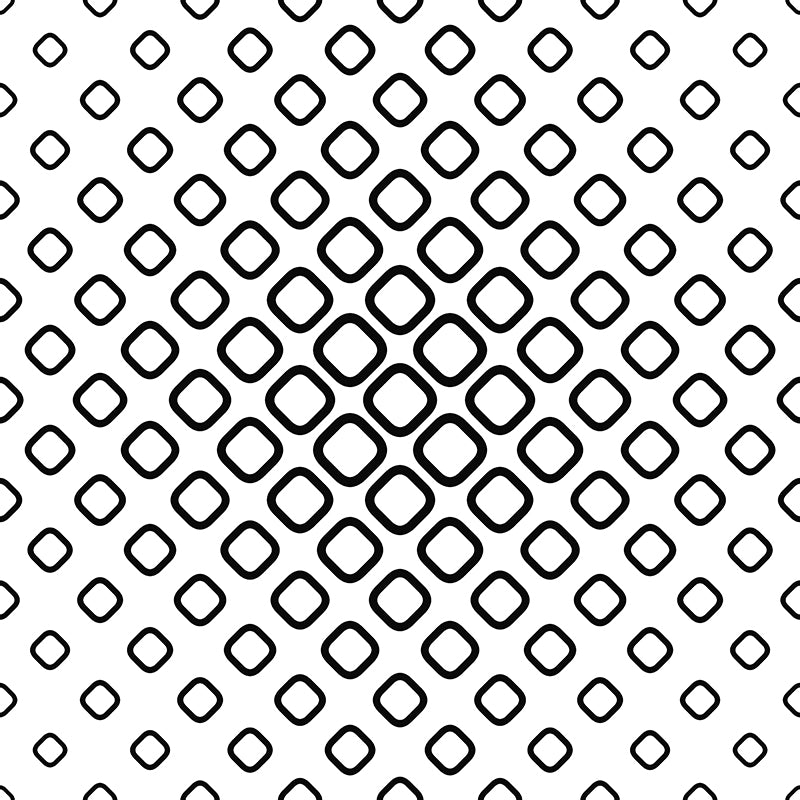 Modern Style Geometry Wall Mural Illustration Square Home Decoration for Kitchen