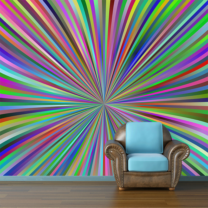 Dining Room Decoration Wall Mural Geometry Illustration Square Customized Wall Art