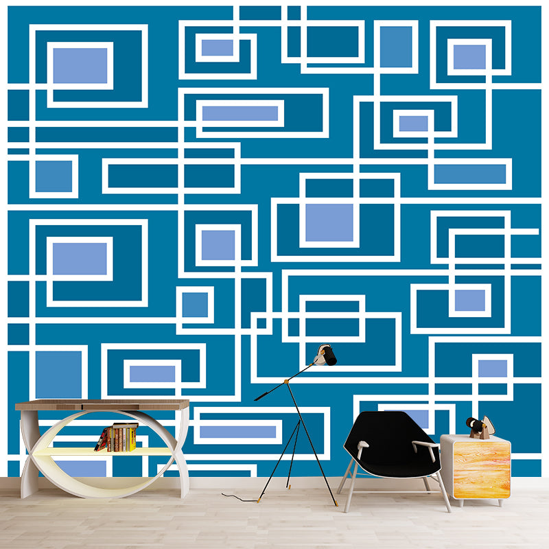 Customized Modern Geometry Wall Mural Decal Eco-friendly Wallpaper Wall Decor