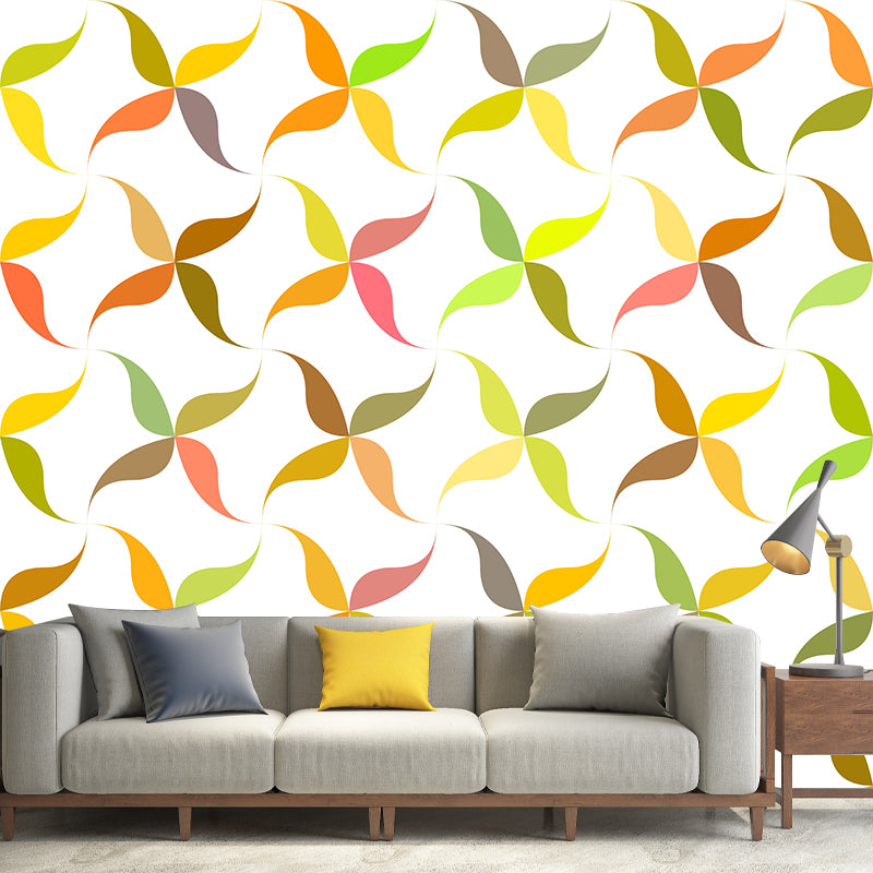 Sleeping Room Decoration Wall Mural Geometry Illustration Square Customized Wall Art