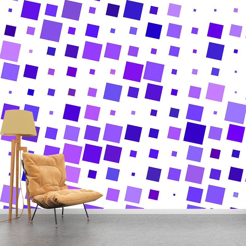 Minimalism Style Geometry Wall Mural Illustration Square Home Decoration for Bedroom