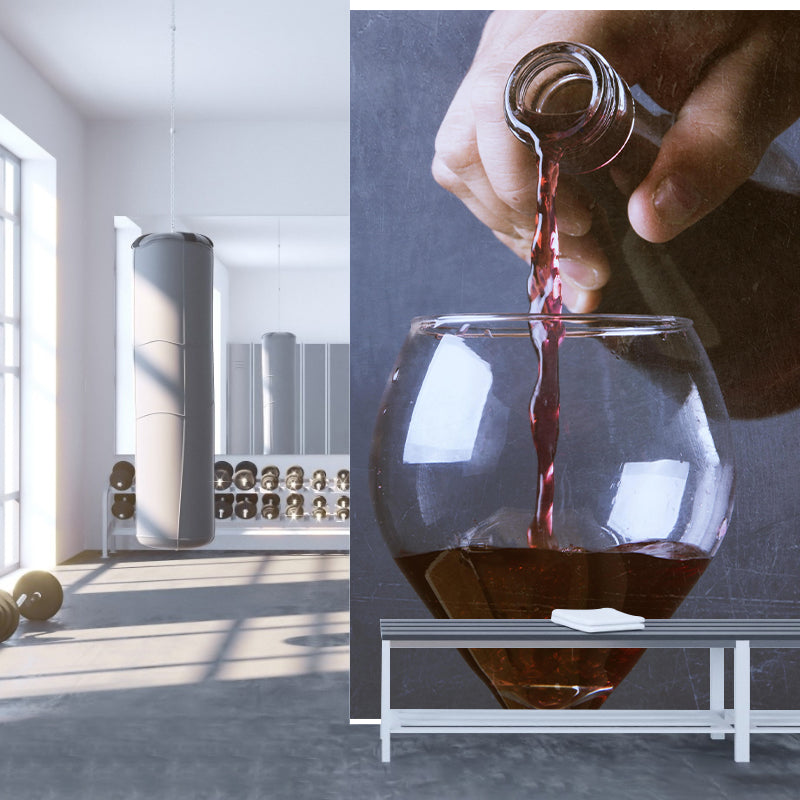 Customized Grape Wine Wall Mural Photography Moisture Resistant for Wine Shop