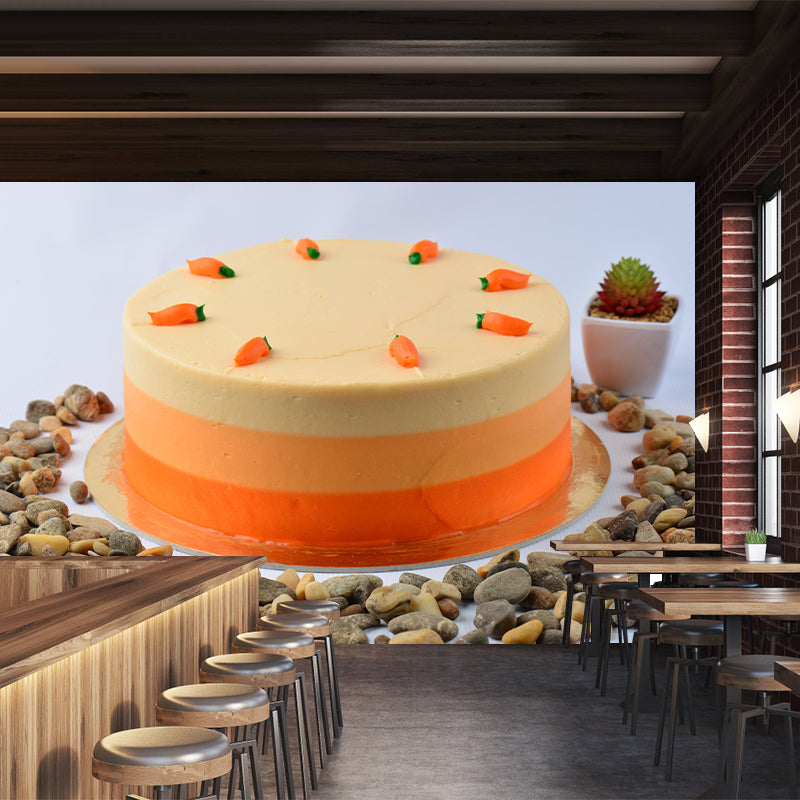Customized Photography Cake Dessert Mural Wallpaper Commerce Shop Decoration