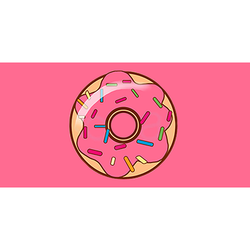 Minimalism Donut Dessert Mural Wall Covering for Dessert Shop Baking Shop