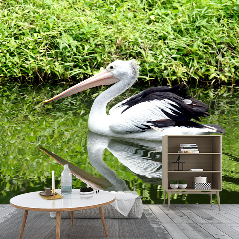 Customized Contemporary Pelican Mural Mildew Resistant for Sitting Room Bedroom