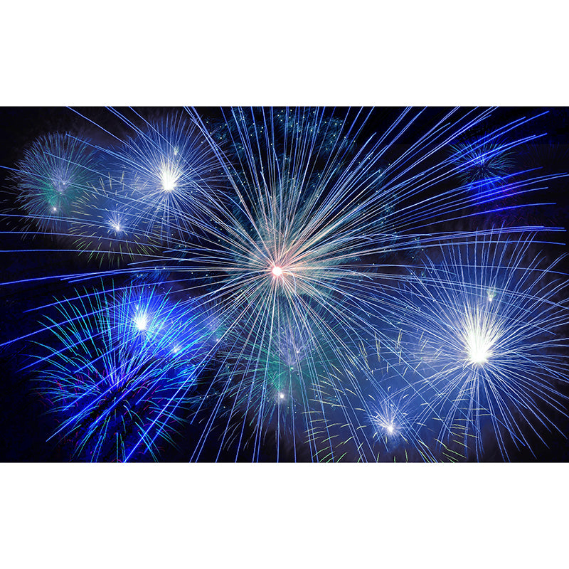 Contemporary Photography Gorgeous Fireworks Murals Wallpaper Moisture Resistant