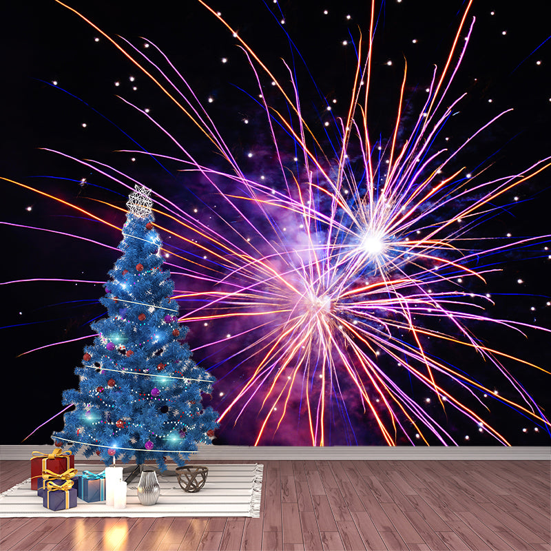 Gorgeous Fireworks Wall Murals Contemporary Wall Art for Bedroom Living Room