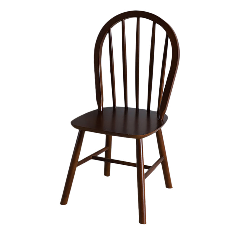 Nordic Style Solid Wood Dining Room Chair Windsor Back Side Chair for Home Use