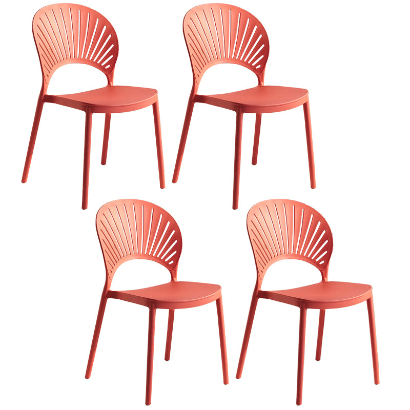 Chaise latérale arrière en plastique moderne Windsor 33" H dinant la chaise pour le restaurant