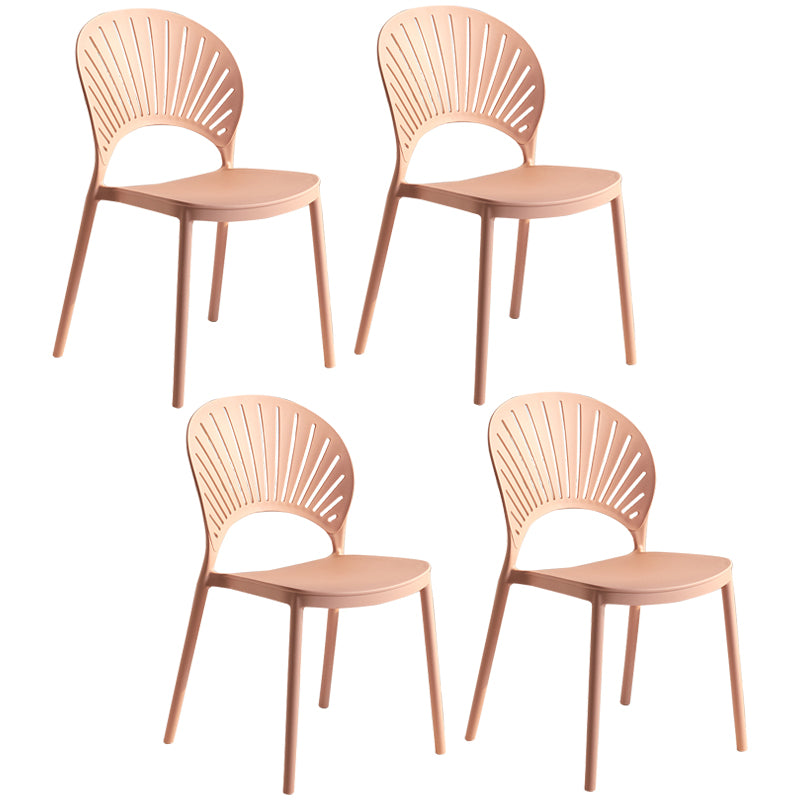 Chaise latérale arrière en plastique moderne Windsor 33" H dinant la chaise pour le restaurant