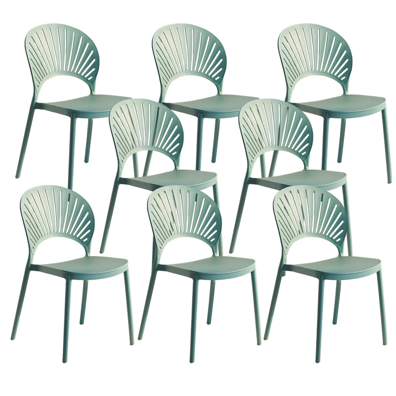 Chaise latérale arrière en plastique moderne Windsor 33" H dinant la chaise pour le restaurant
