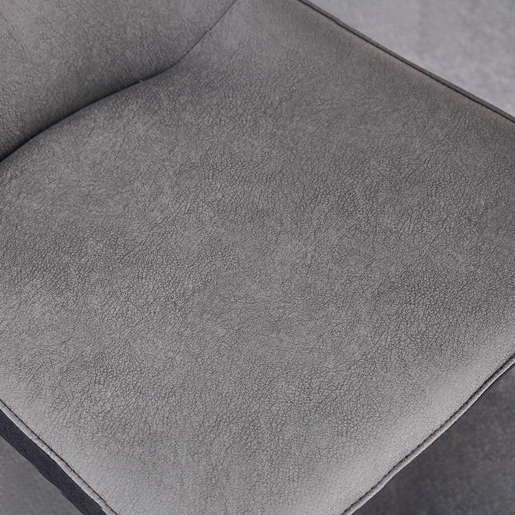 Modern Style Kitchen Dining Side Chair Polyurethane Dining Chair with Carbon Steel Legs