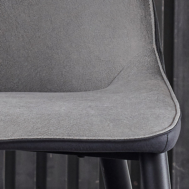 Modern Style Kitchen Dining Side Chair Polyurethane Dining Chair with Carbon Steel Legs