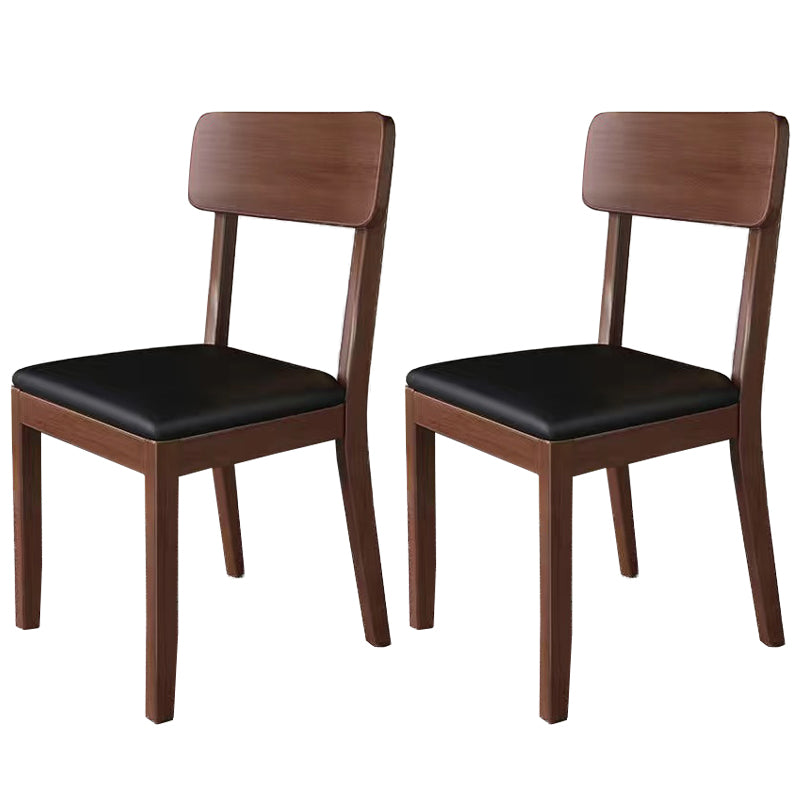 Traditional Dining Chair 16.5'' Wide Open Back Chair with 4 Legs for Home Use