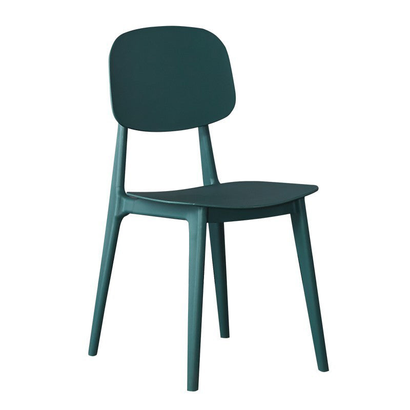 Cuisine moderne dinant la chaise latérale en plastique ouvrant la chaise latérale de salle à manger arrière