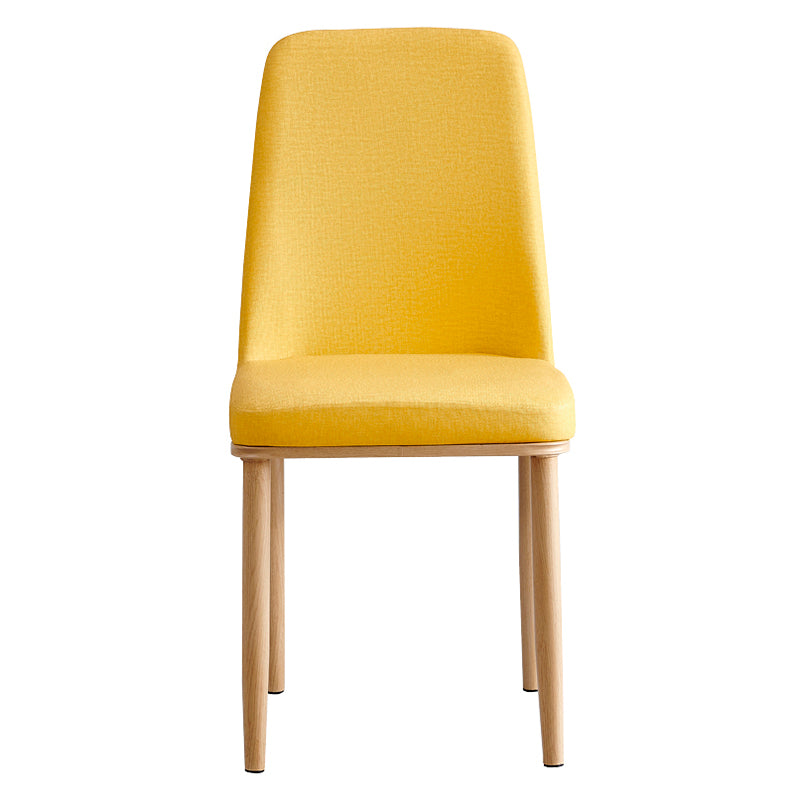 Sedia da casa contemporanea parsons sedia da pranzo in metallo con cuscino