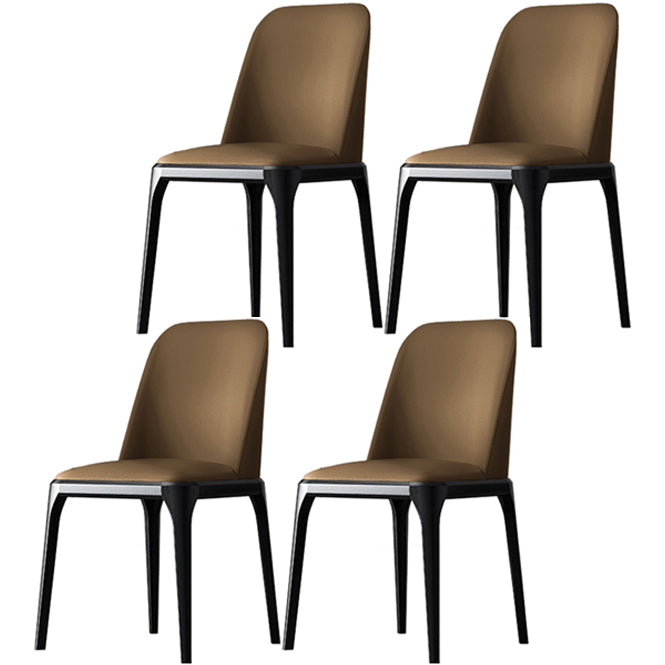 Solid Wood Industrial Dining Room Chair Matte Finish Parsons Dining Chair
