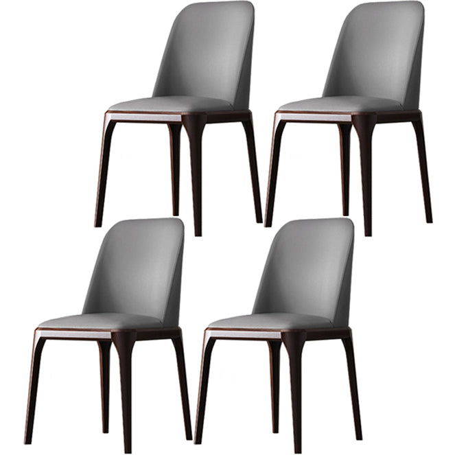 Solid Wood Industrial Dining Room Chair Matte Finish Parsons Dining Chair