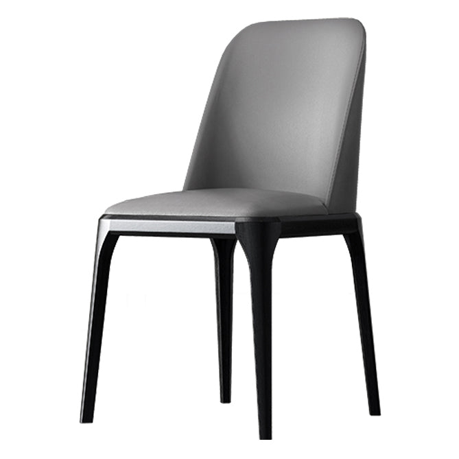 Solid Wood Industrial Dining Room Chair Matte Finish Parsons Dining Chair