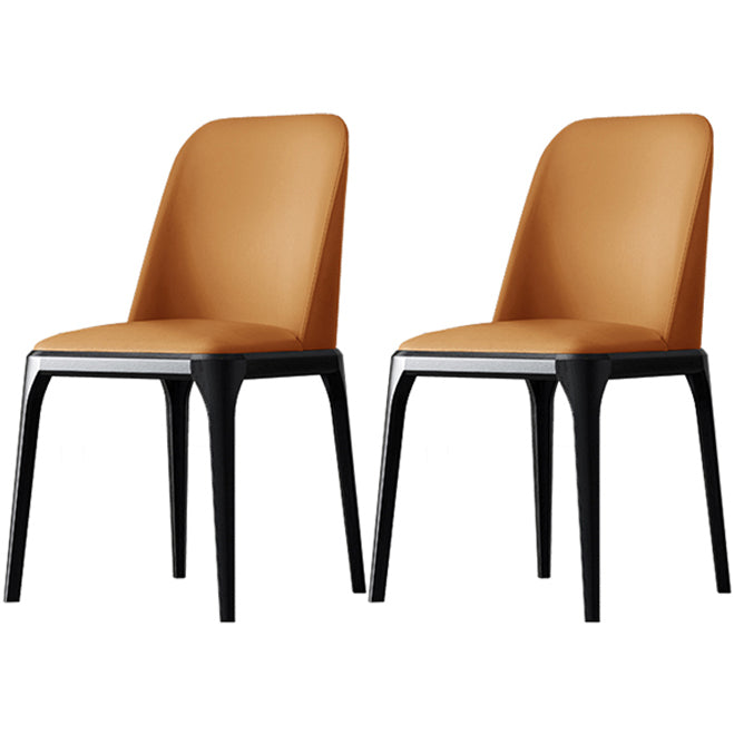 Solid Wood Industrial Dining Room Chair Matte Finish Parsons Dining Chair