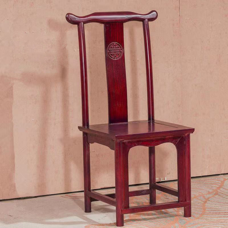 Traditional Style Solid Wood Side Chair Matte Finish Slat Back Dining Chair