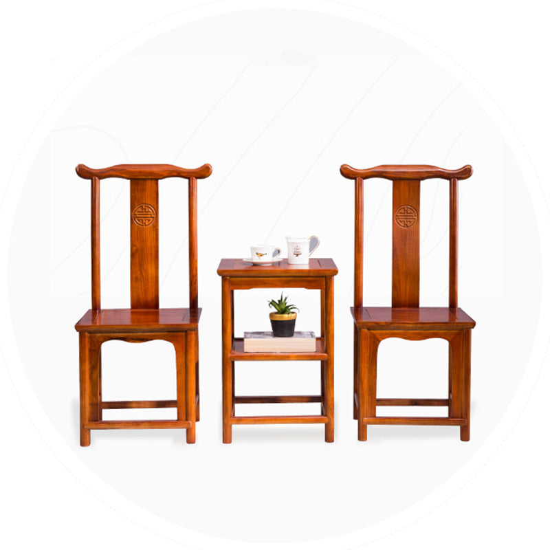 Traditional Style Solid Wood Side Chair Matte Finish Slat Back Dining Chair