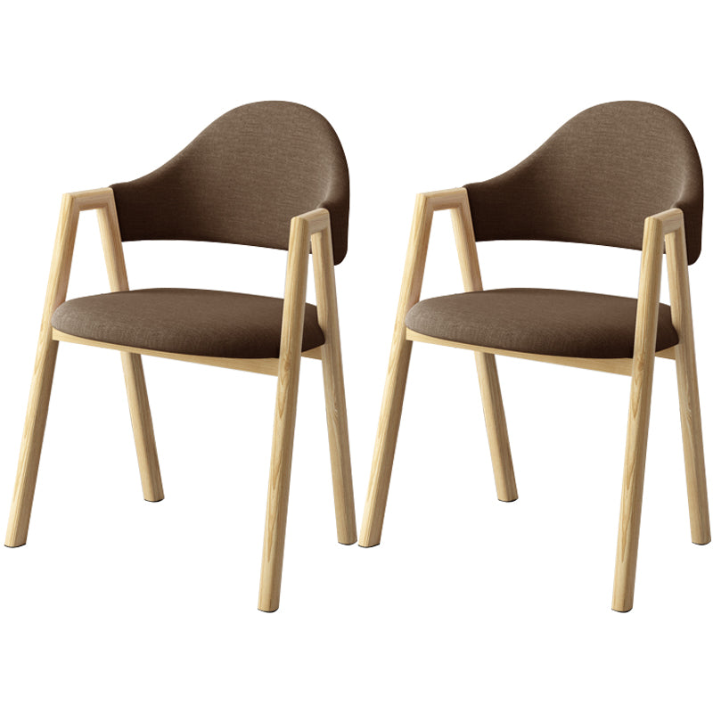 Scandinavian Study Room Metal Arm Chair Colorful Open Dining Chair with Natural Legs