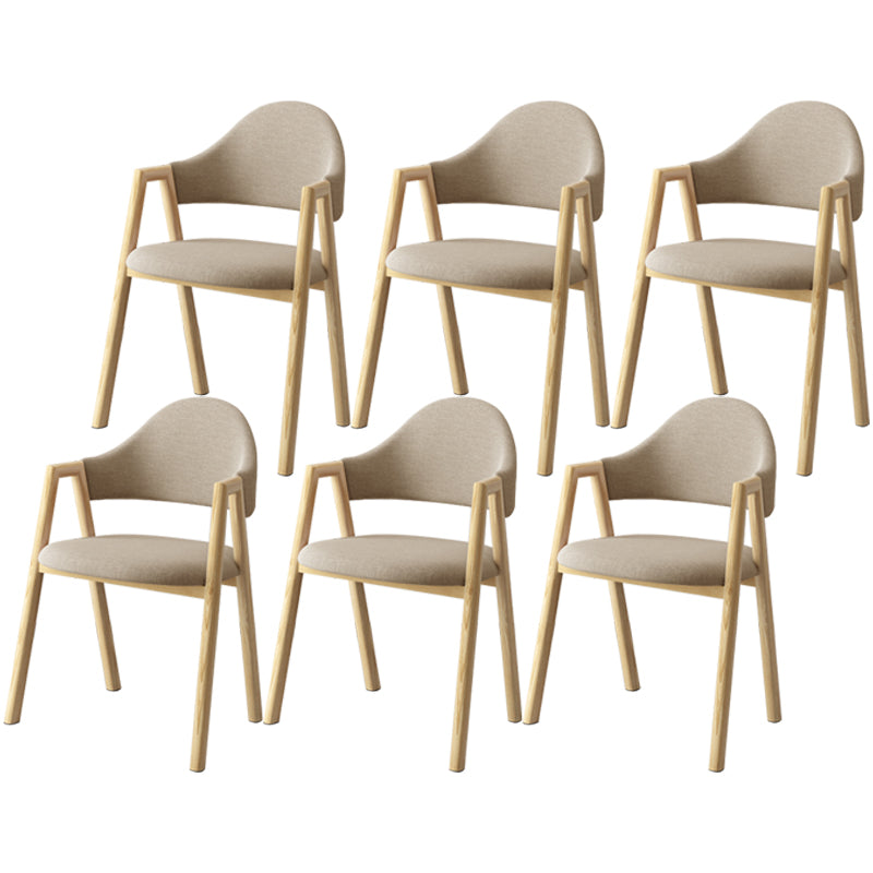 Scandinavian Study Room Metal Arm Chair Colorful Open Dining Chair with Natural Legs