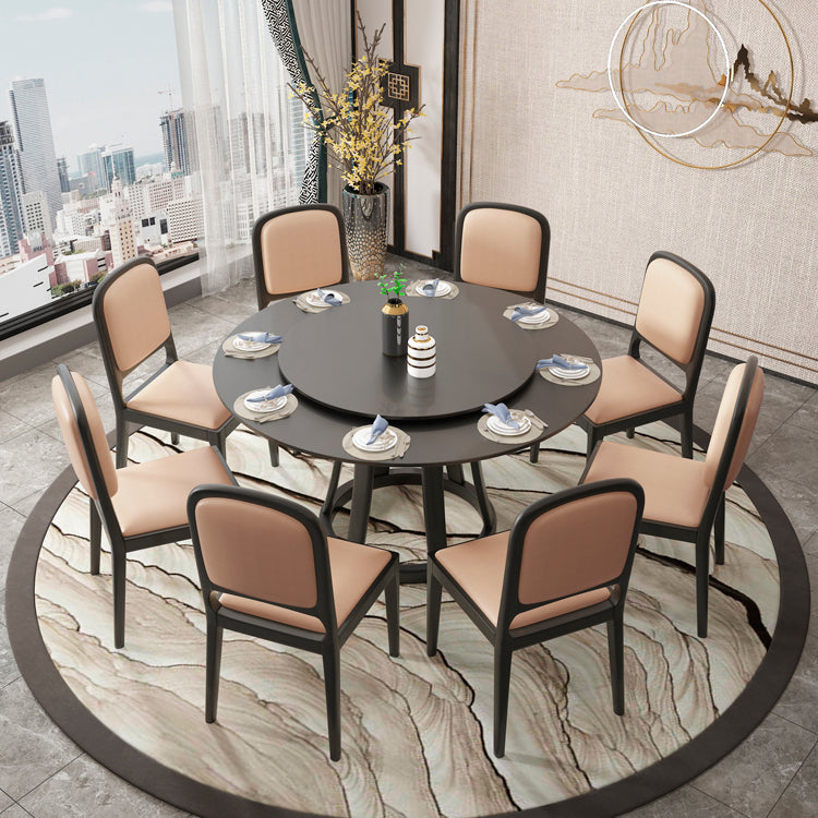 Modern Dining Chair 19'' Wide Open Side Chair with 4 Wood Legs for Home Use