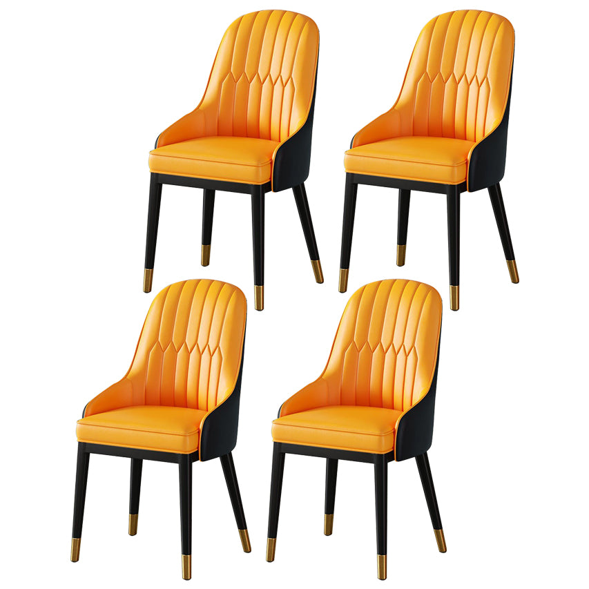 Chaise à bras en métal scandinave, chaise Parsons pour salle à manger, chaise d'appoint pour la maison