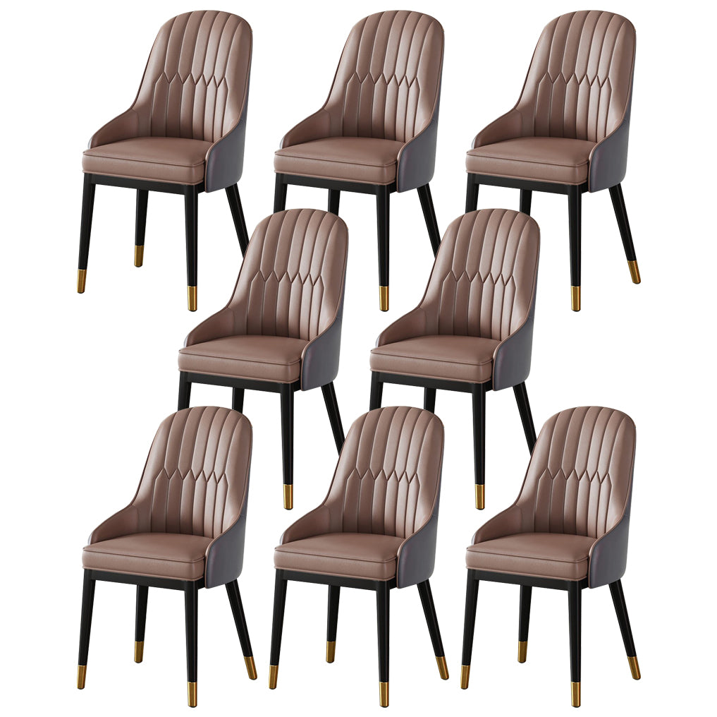Chaise à bras en métal scandinave, chaise Parsons pour salle à manger, chaise d'appoint pour la maison