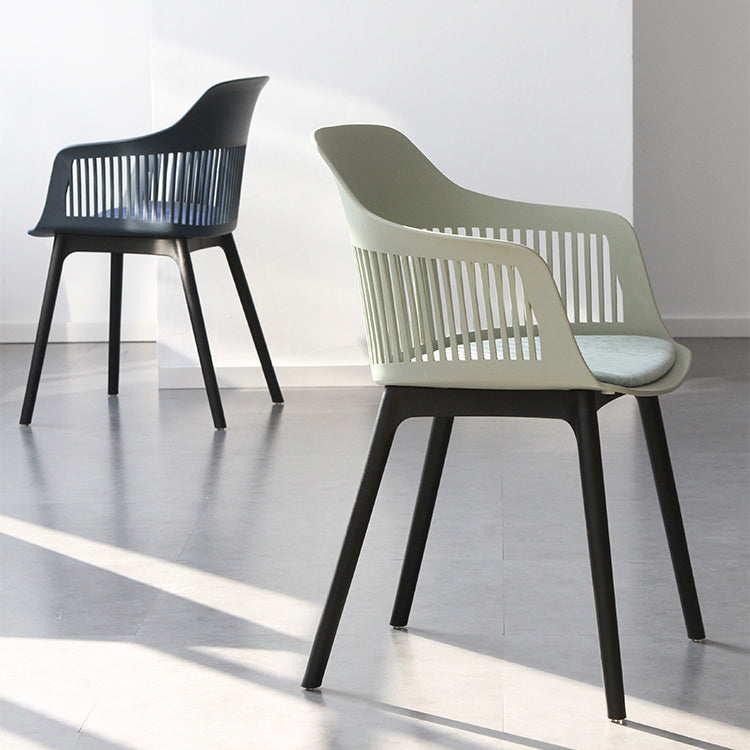 Chaise de salle à manger en plastique de Style nordique, chaise latérale à dossier Windsor pour usage domestique